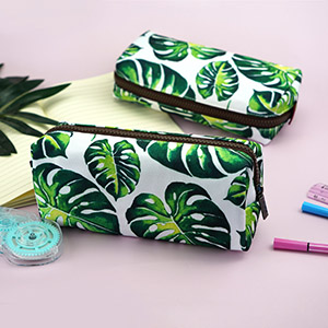 Colarr 2 Pcs Eucalyptus Pencil Case Eucalyptus Leaves Botanical Pencil Case  Large Capacity Pencil Pouch with Eucalyptus Leaves Special Pencil Pouch