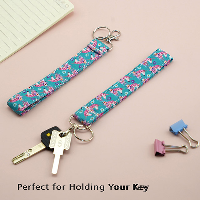 Unicorn Gifts Lanyard Lanyard Keychain Teacher Lanyard Key Lanyard Lanyards for Women ID Holder Cotton Fabric Preschool Lanyard Teacher Gift Coworker
