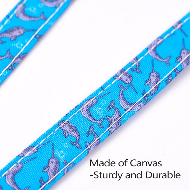 Narwhal Gifts Lanyard Key Lanyard ID Badge Holder Cute Lanyard Lanyards for Women ID Holder Cotton Fabric Preschool Lanyard