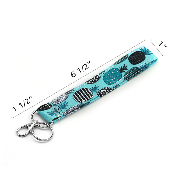 Pineapple Gifts Lanyard Keychain Lanyard for Women Lanyards for Women ID Badge Holder Key Lanyard ID Holder Cotton Fabric Preschool Lanyard