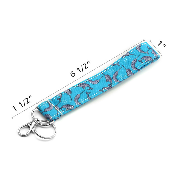 Narwhal Gifts Lanyard Key Lanyard ID Badge Holder Cute Lanyard Lanyards for Women ID Holder Cotton Fabric Preschool Lanyard