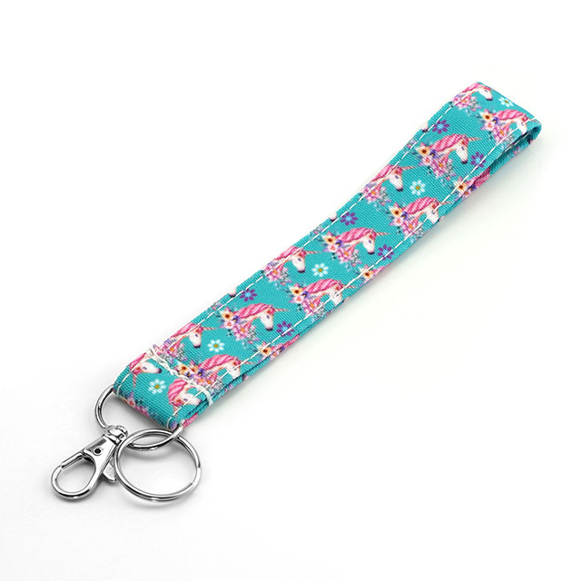 Unicorn Gifts Lanyard Lanyard Keychain Teacher Lanyard Key Lanyard Lanyards for Women ID Holder Cotton Fabric Preschool Lanyard Teacher Gift Coworker
