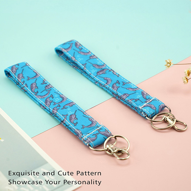 Narwhal Gifts Lanyard Key Lanyard ID Badge Holder Cute Lanyard Lanyards for Women ID Holder Cotton Fabric Preschool Lanyard