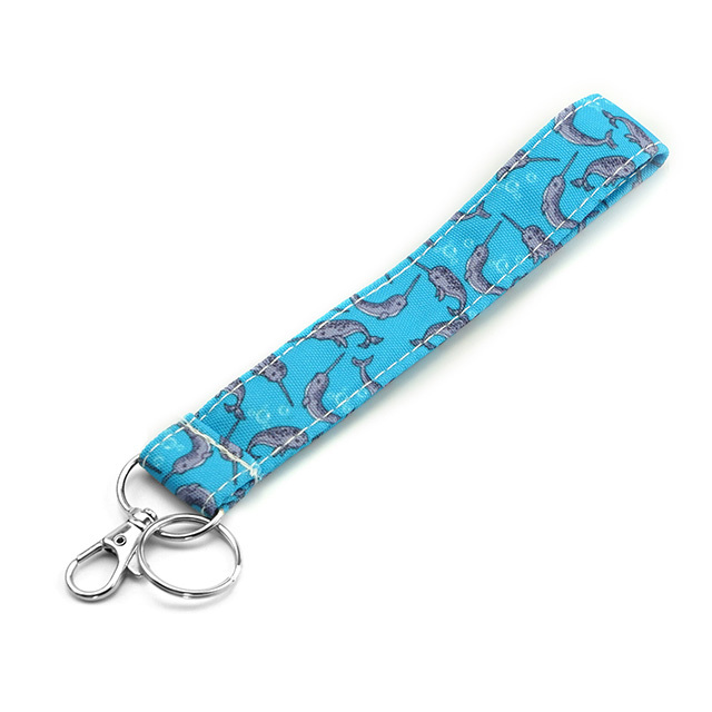 Narwhal Gifts Lanyard Key Lanyard ID Badge Holder Cute Lanyard Lanyards for Women ID Holder Cotton Fabric Preschool Lanyard