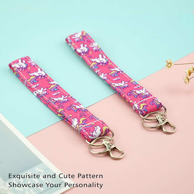 Unicorn Gifts Lanyard Key Lanyard ID Lanyard Cute Lanyard Cute Lanyards ID Holder Cotton Fabric Preschool Lanyard Teacher Gift