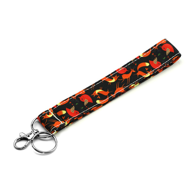 Fox Gifts Lanyard Keychain Lanyard for Women ID Badge Holder Keychain Lanyard Lanyards ID Holder Cotton Fabric Preschool Lanyard