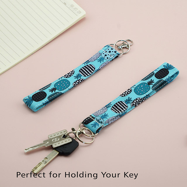 Pineapple Gifts Lanyard Keychain Lanyard for Women Lanyards for Women ID Badge Holder Key Lanyard ID Holder Cotton Fabric Preschool Lanyard
