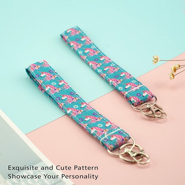 Unicorn Gifts Lanyard Lanyard Keychain Teacher Lanyard Key Lanyard Lanyards for Women ID Holder Cotton Fabric Preschool Lanyard Teacher Gift Coworker