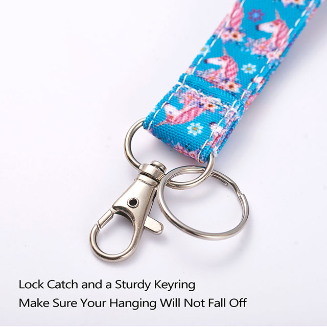 Unicorn Lanyard ID Holder Cotton Fabric Preschool Lanyard Teacher Gift Coworker Gift for Her Boss