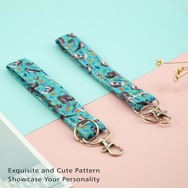 Otter Gifts Lanyard Keychain Lanyards Keychain Lanyard for Women Cute Lanyards Lanyard ID Holder Cotton Fabric Preschool Lanyard
