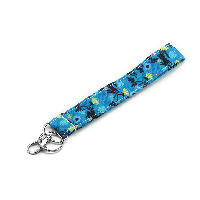 Tropical Flower Gifts Lanyard ID Badge Holder ID Badge Holder Keychain Lanyard for Women ID Holder Cotton Fabric