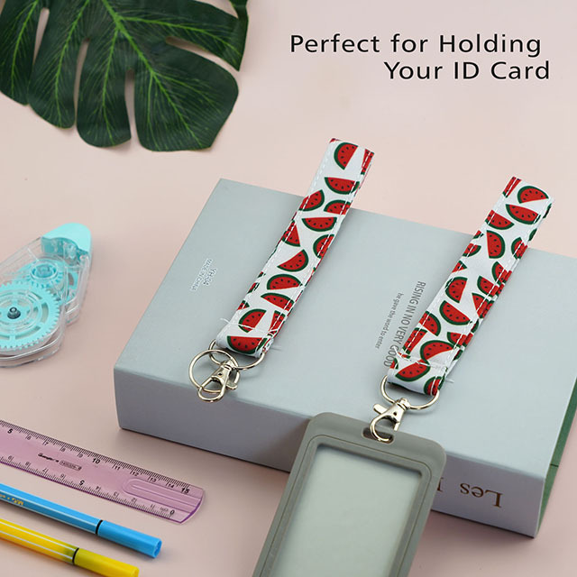 Watermelon Gifts Lanyard ID Holder Cotton Fabric Preschool Lanyard Teacher Gift Coworker Gift for Her Boss