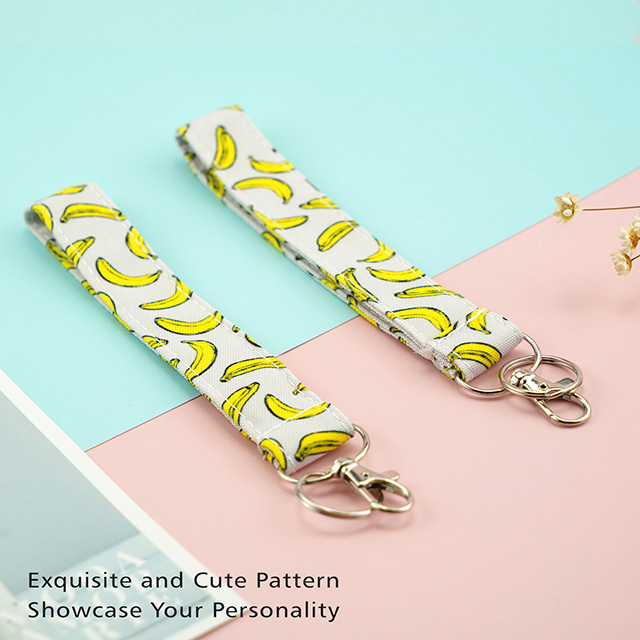 Bananas Gifts Lanyard ID Holder Cotton Fabric Preschool Lanyard Teacher Gift Coworker Gift for Her Boss