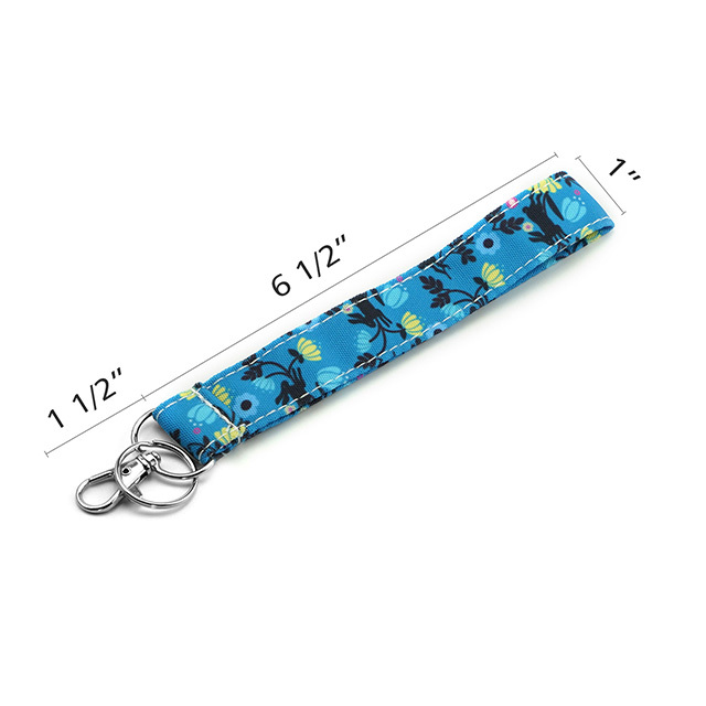 Tropical Flower Gifts Lanyard ID Badge Holder ID Badge Holder Keychain Lanyard for Women ID Holder Cotton Fabric
