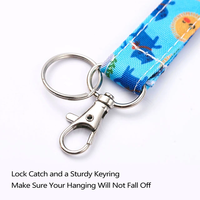 Cat Gifts Lanyard ID Holder Cotton Fabric Preschool Lanyard Teacher Gift Coworker Gift for Her Boss