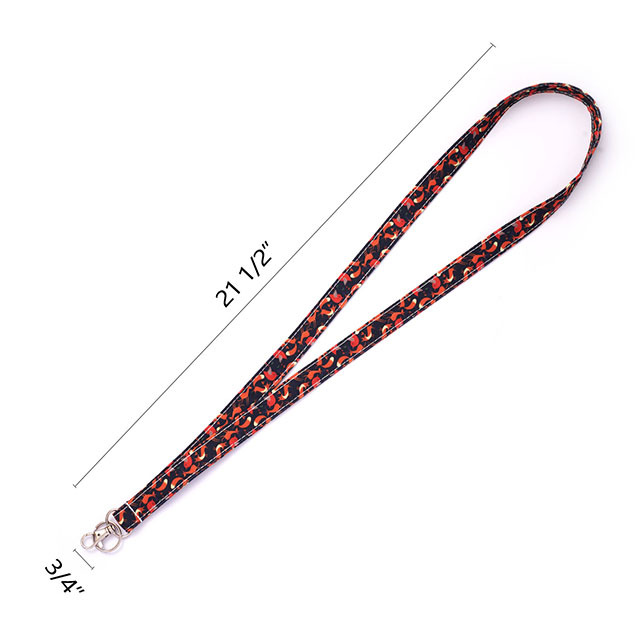 Fox Lanyard ID Holder Cotton Fabric Preschool Lanyard Teacher Gift Coworker Gift for Her Boss