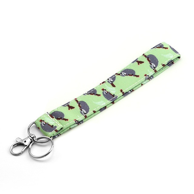 Sloth Gifts Lanyard ID Lanyard Lanyards for Women Cute Lanyards Cute Lanyard ID Holder Cotton Fabric Preschool Lanyard Teacher Gift