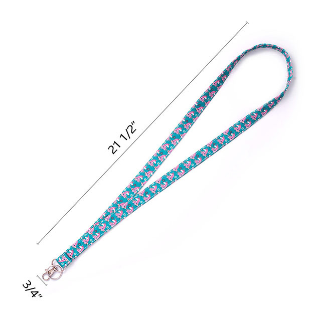 Unicorn Lanyard ID Holder Cotton Fabric Preschool Lanyard Teacher Gift Coworker Gift for Her Boss