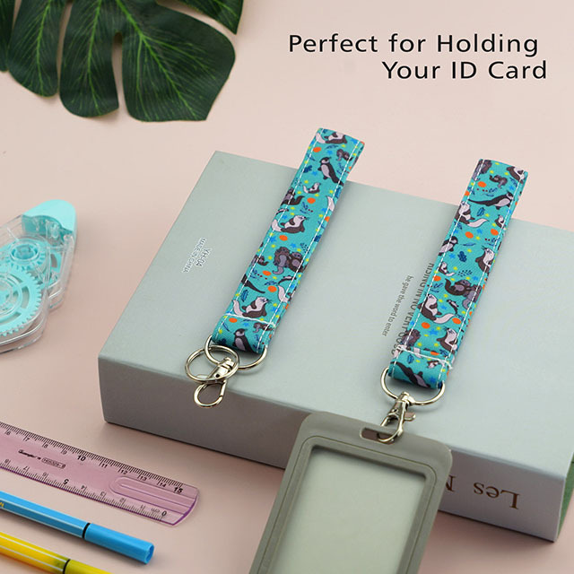 Otter Gifts Lanyard Keychain Lanyards Keychain Lanyard for Women Cute Lanyards Lanyard ID Holder Cotton Fabric Preschool Lanyard
