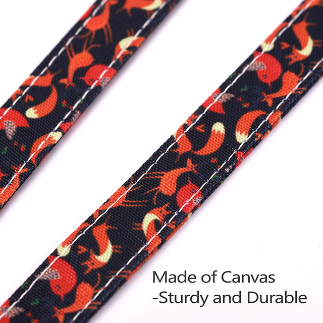 Fox Lanyard ID Holder Cotton Fabric Preschool Lanyard Teacher Gift Coworker Gift for Her Boss