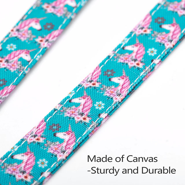 Unicorn Lanyard ID Holder Cotton Fabric Preschool Lanyard Teacher Gift Coworker Gift for Her Boss