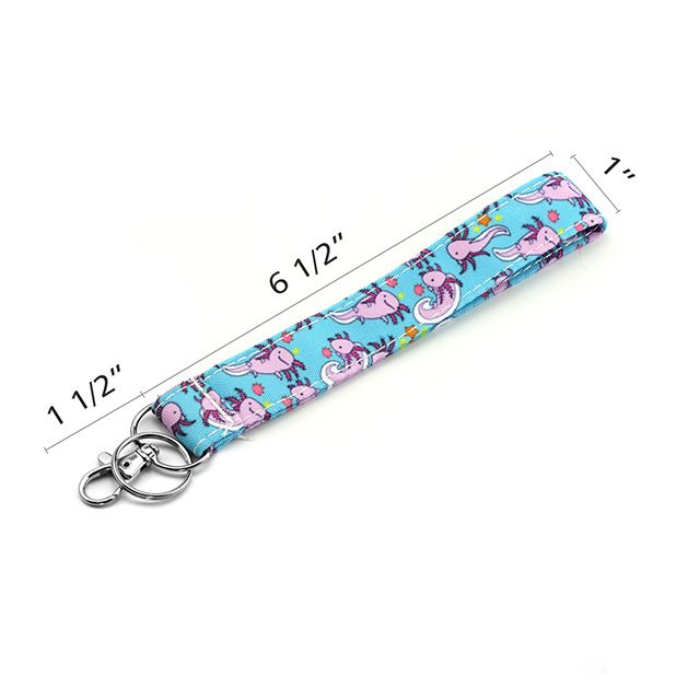 Axolotl Gifts Lanyard ID Holder Cotton Fabric Preschool Lanyard Teacher Gift Coworker Gift for Her Boss