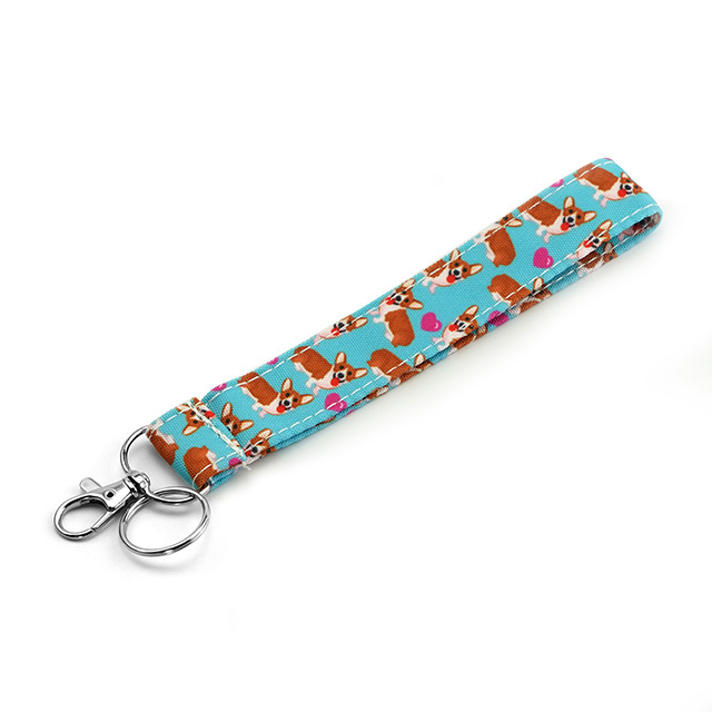 Corgi Dog Cute Gifts Lanyard Teacher Lanyard Cute Lanyard ID Badge Holder Lanyards ID Badge Holder ID Holder Cotton Fabric