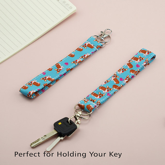 Corgi Dog Cute Gifts Lanyard Teacher Lanyard Cute Lanyard ID Badge Holder Lanyards ID Badge Holder ID Holder Cotton Fabric