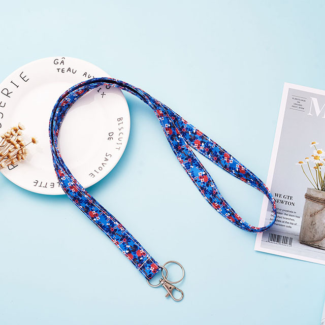 Birch Floral Gifts Lanyard ID Holder Cotton Fabric Preschool Lanyard Teacher Gift Coworker Gift for Her Boss