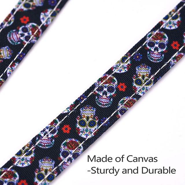 Sugar Skull Gifts Lanyard Cute Lanyard ID Badge Holder Cute Lanyards Lanyards for Women ID Holder Cotton Fabric