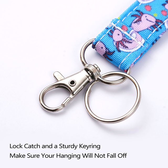 Axolotl Lanyard ID Holder Cotton Fabric Preschool Lanyard Teacher Gift Coworker Gift for Her Boss