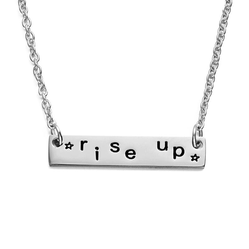 LParkin Hamilton Musical Broadway Gifts Rise Up Necklace Jewelry Inspiration Jewelry Motivation Necklace Jewelry Theater Gift