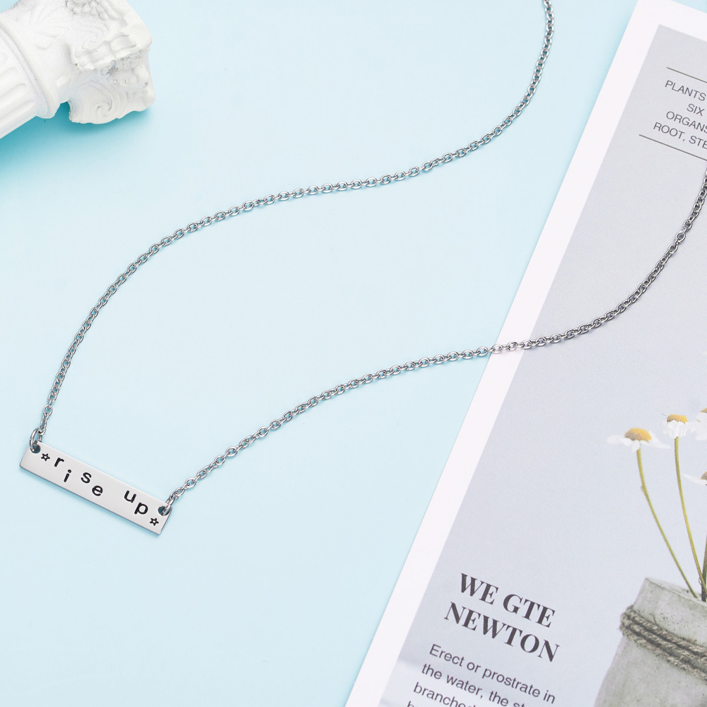 LParkin Hamilton Musical Broadway Gifts Rise Up Necklace Jewelry Inspiration Jewelry Motivation Necklace Jewelry Theater Gift