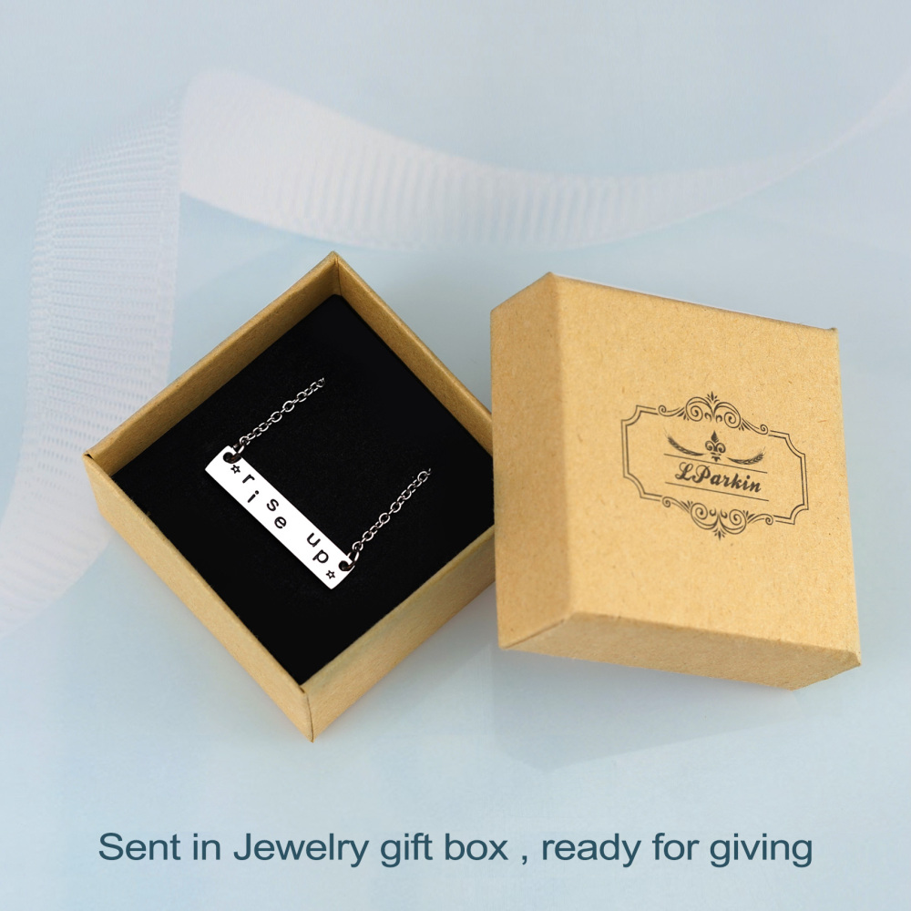 LParkin Hamilton Musical Broadway Gifts Rise Up Necklace Jewelry Inspiration Jewelry Motivation Necklace Jewelry Theater Gift