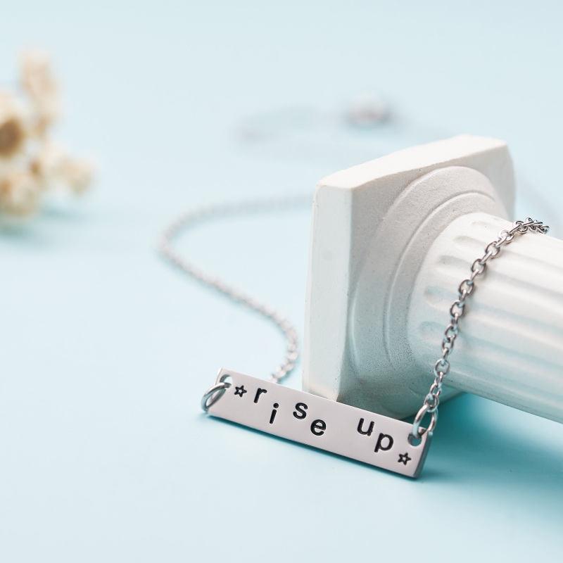 LParkin Hamilton Musical Broadway Gifts Rise Up Necklace Jewelry Inspiration Jewelry Motivation Necklace Jewelry Theater Gift