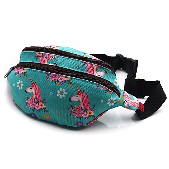 Unicorn Bag Gift Fanny Pack Hip Bag Waist Bag Canvas Bum Belt Hip Pouch Bags