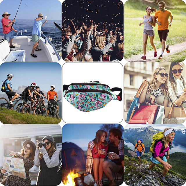 LParkin Axolotl Bag Gift Fanny Pack Hip Bag Waist Bag Canvas Bum Belt Hip Pouch Bags