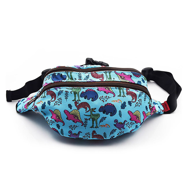 Dinosaur Bag Gift Fanny Pack Hip Bag Waist Bag Canvas Bum Belt Hip Pouch Bags