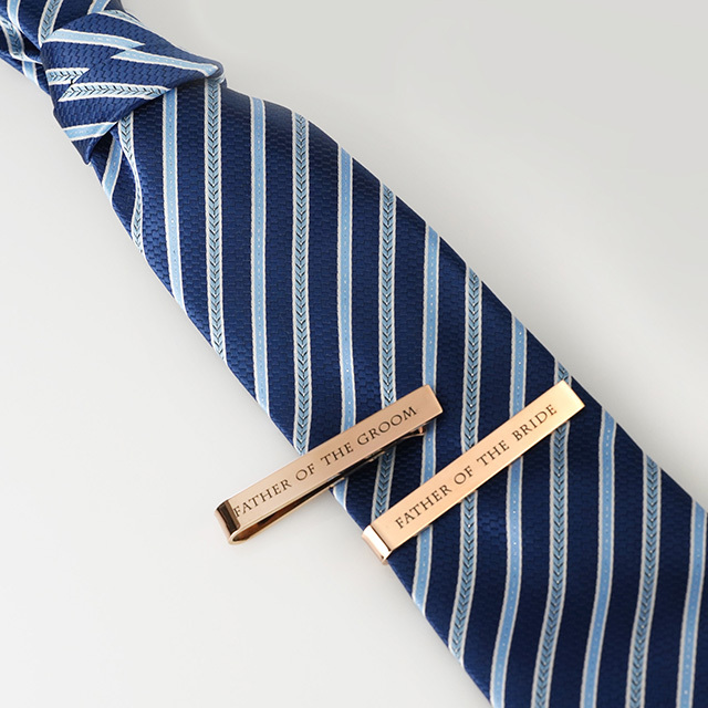 LParkin Father of The Bride Gifts Father of The Groom Gifts Wedding Tie Clips Gifts for Groomsmen from The Bride Stainless Steel Tie Bars