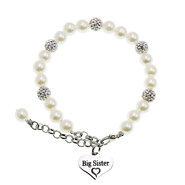 Big Sister Bracelet Sister Bracelets Gift Pearl Jewelry (Big Sister)