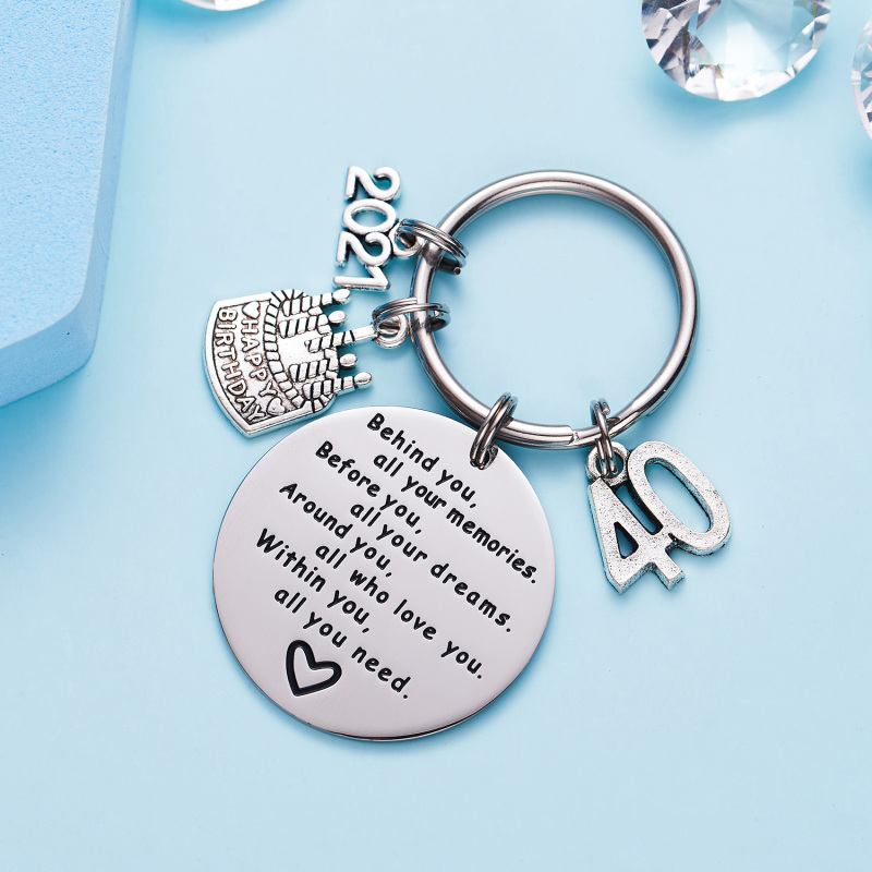 College Graduation Gifts 2021 Behind You All Your Memories Birthday Keychain Inspirational Graduates Key Chains