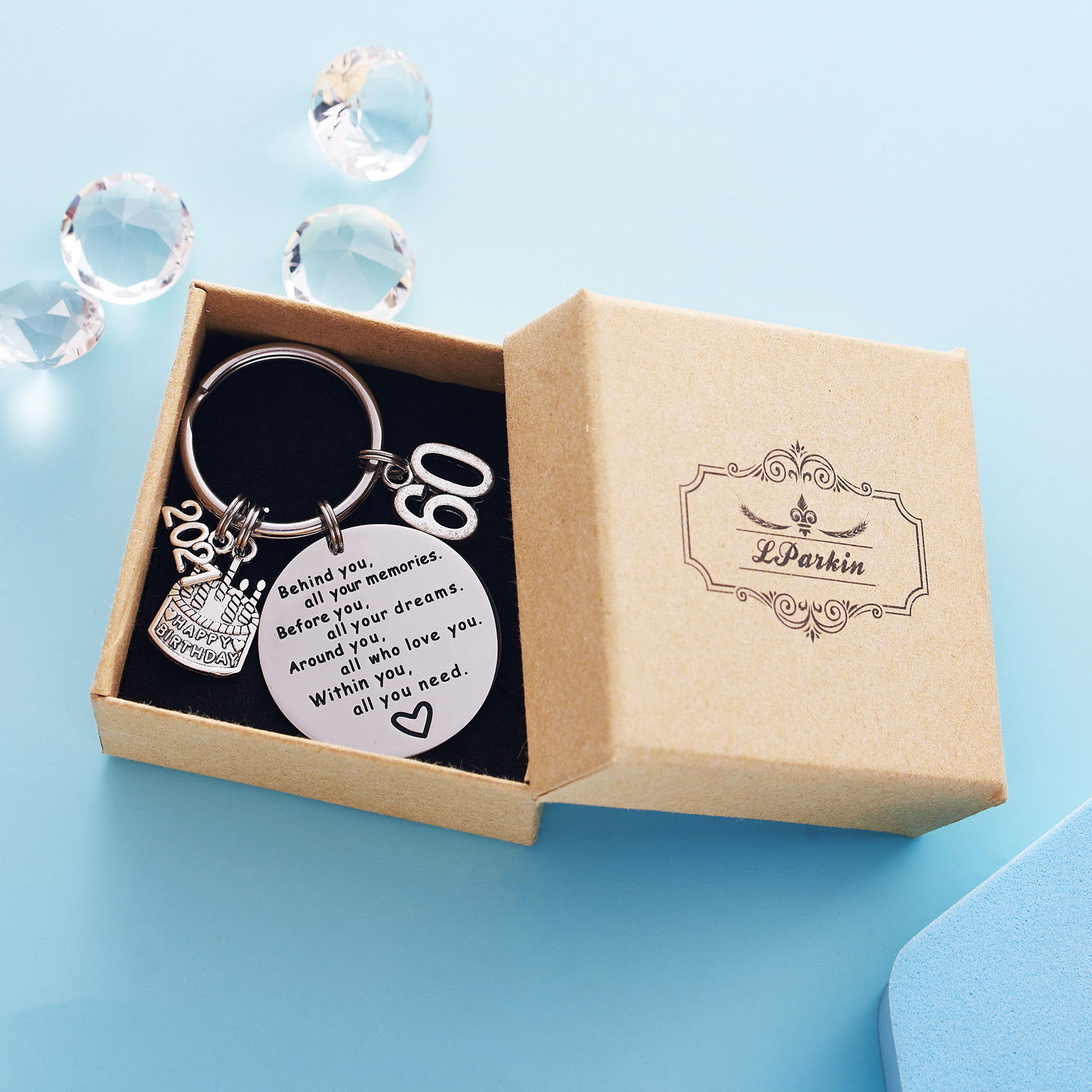 College Graduation Gifts 2021 Behind You All Your Memories Birthday Keychain Inspirational Graduates Key Chains