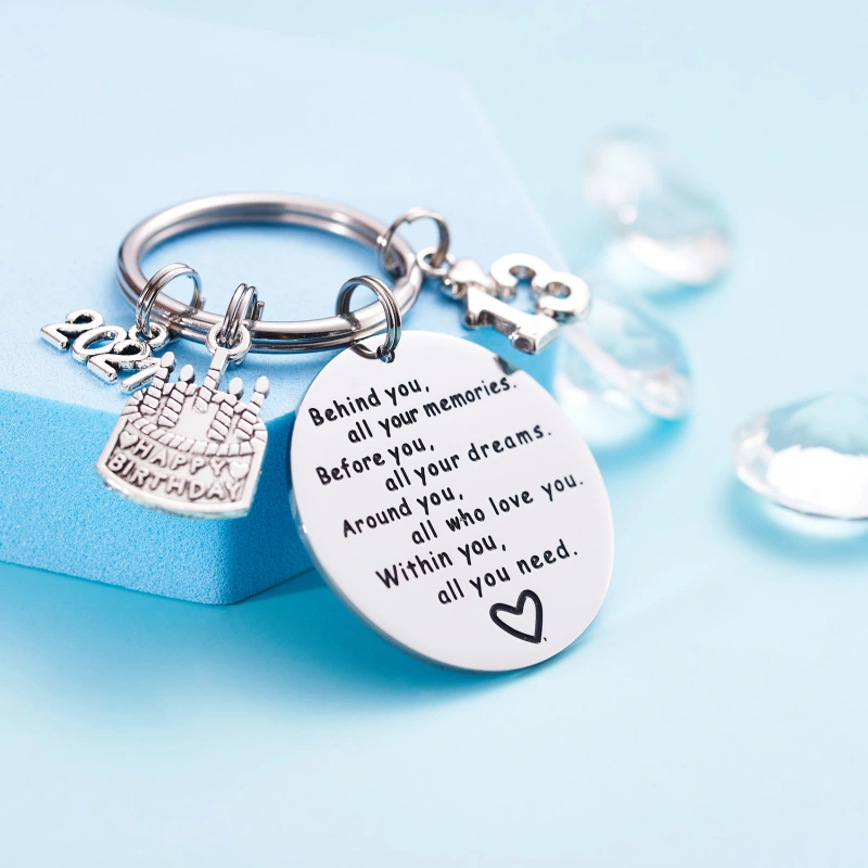 College Graduation Gifts 2021 Behind You All Your Memories Birthday Keychain Inspirational Graduates Key Chains