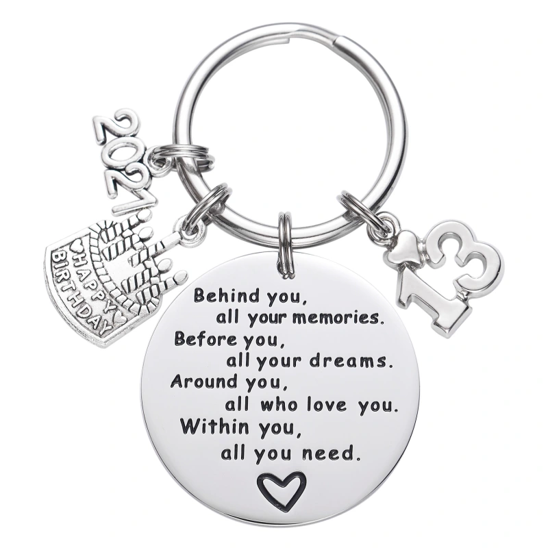 College Graduation Gifts 2021 Behind You All Your Memories Birthday Keychain Inspirational Graduates Key Chains