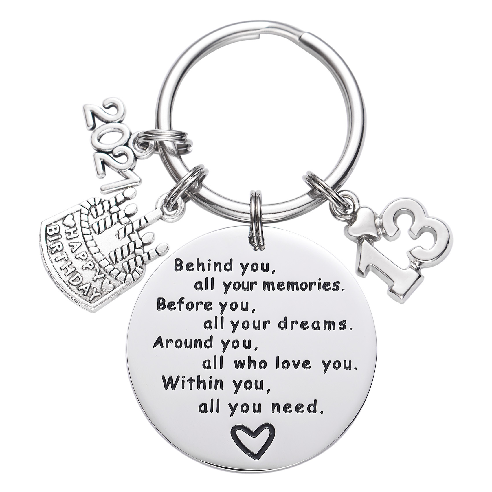 College Graduation Gifts 2021 Behind You All Your Memories Birthday Keychain Inspirational Graduates Key Chains