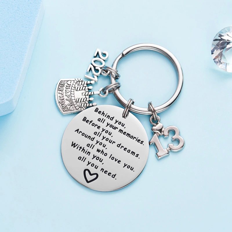 College Graduation Gifts 2021 Behind You All Your Memories Birthday Keychain Inspirational Graduates Key Chains