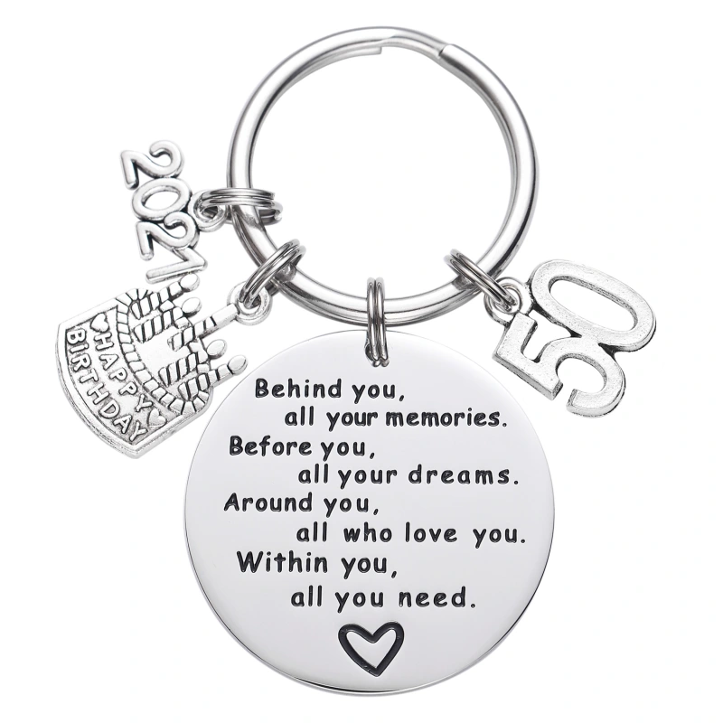 College Graduation Gifts 2021 Behind You All Your Memories Birthday Keychain Inspirational Graduates Key Chains