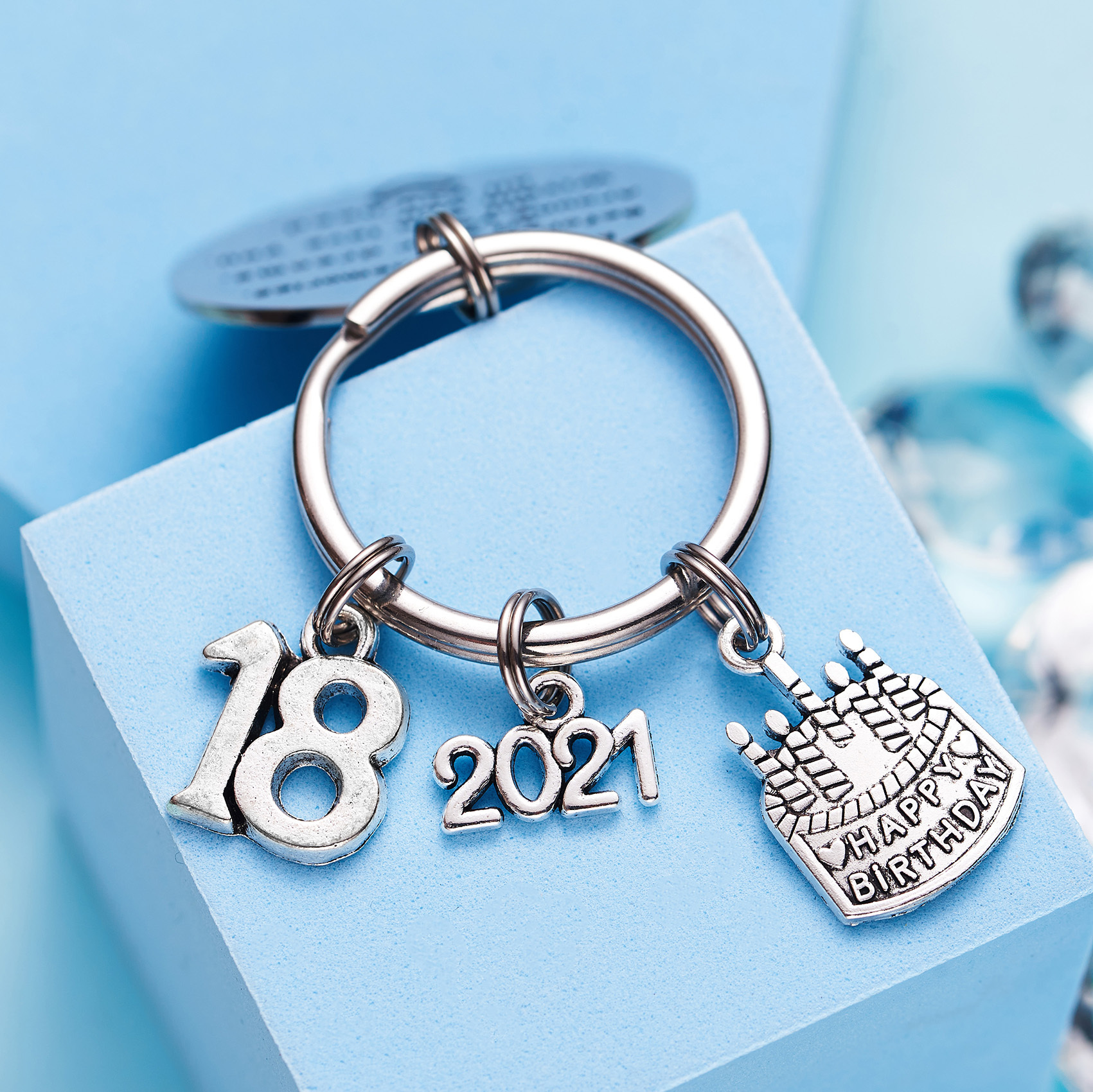 College Graduation Gifts 2021 Behind You All Your Memories Birthday Keychain Inspirational Graduates Key Chains