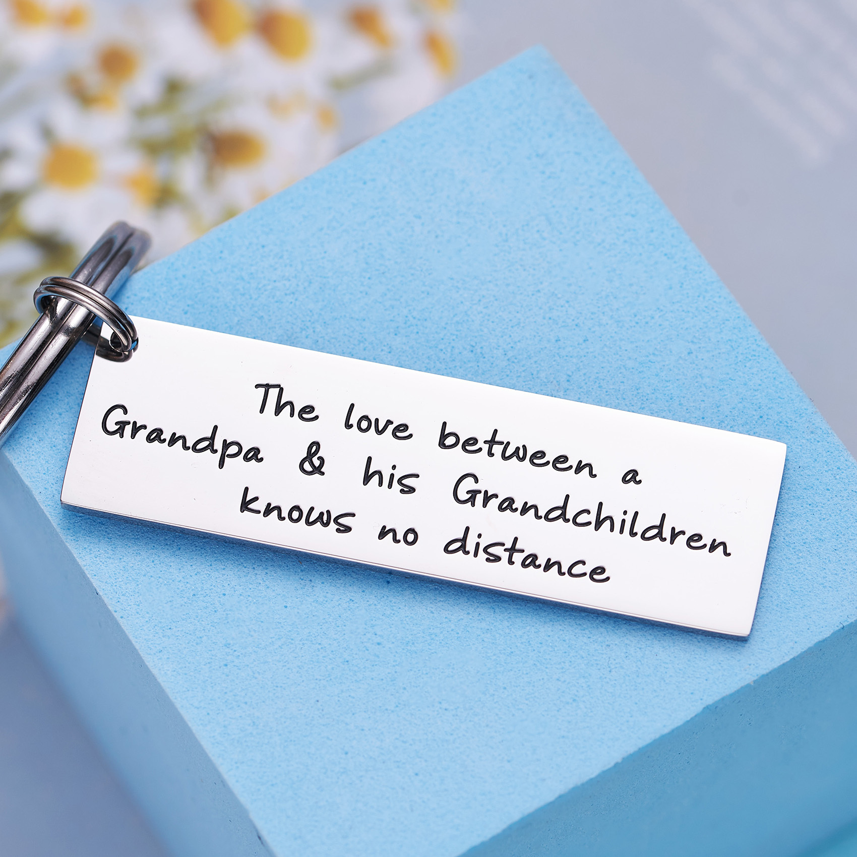 The Love Between a Grandma & Her Grandchildren Knows No Distance Keychain