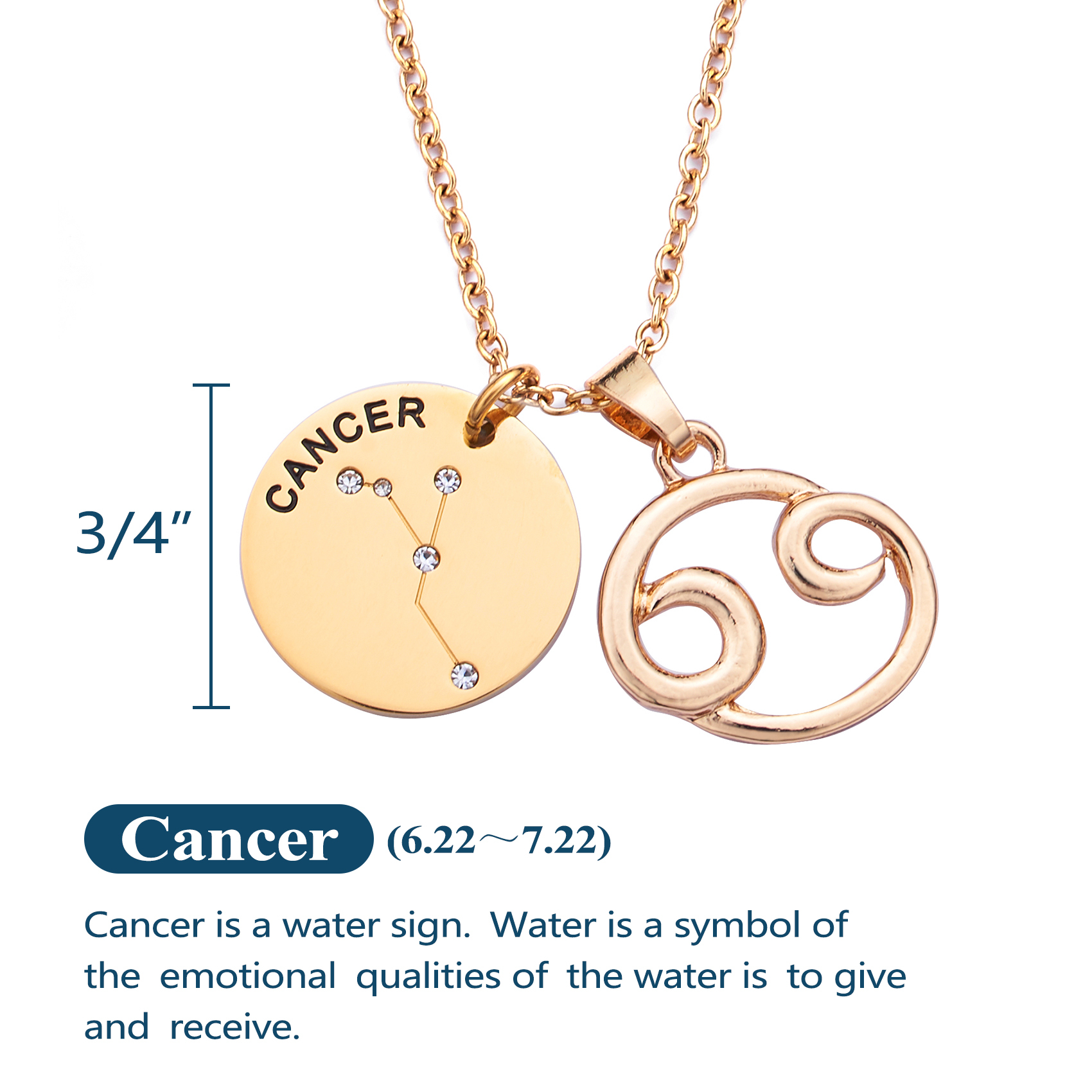 LParkin 12 Constellation Astrology Necklaces Zodiac Gifts Dainty Horoscope Gold Plated Necklace for Women Men Gift Jewelry